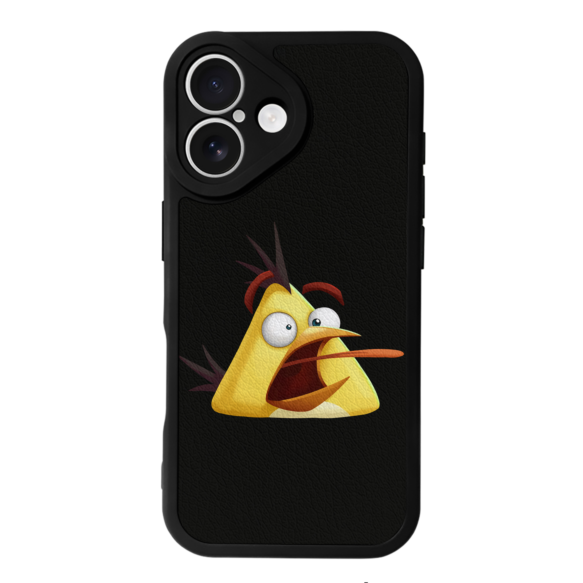 （画像用） Angry Birds アングリーバード 【iPhone 16シリーズ対応】シリコンスマホケース（レザー調） 材質：シリコン